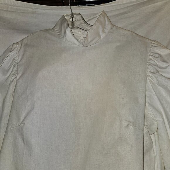 NWT Gibson Girl Blouse MED White Victorian Cosplay - Picture 2 of 15